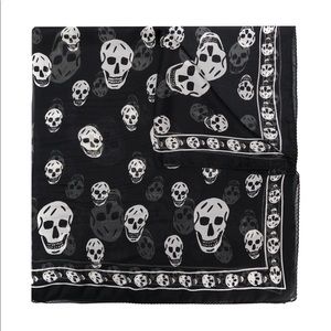 Alexander McQueen Skull scarf.